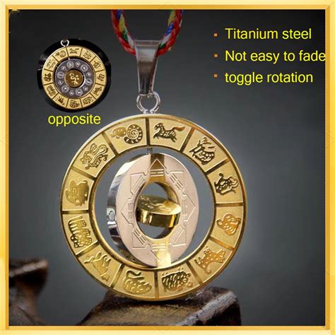 Astrology symbol amulet necklace